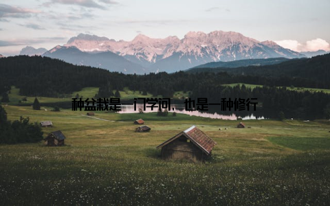 种盆栽是一门学问, 也是一种修行