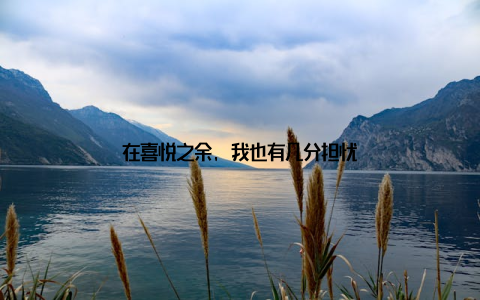 在喜悦之余, 我也有几分担忧