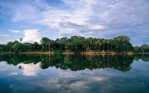浇水牡丹喜湿润土壤, 但又怕积水