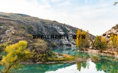 常用的工具有剪刀、锯子等