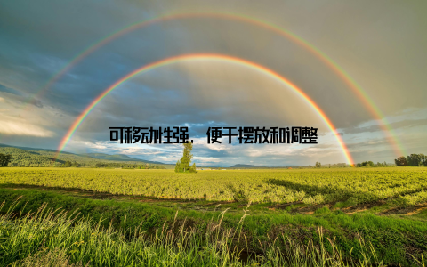 可移动性强, 便于摆放和调整