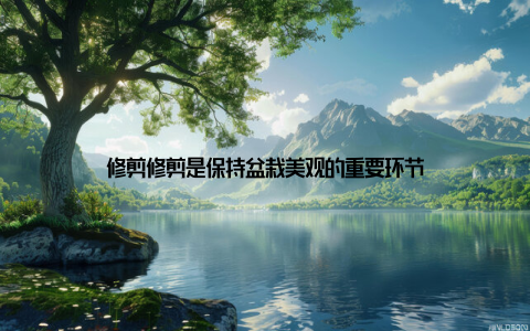 修剪修剪是保持盆栽美观的重要环节